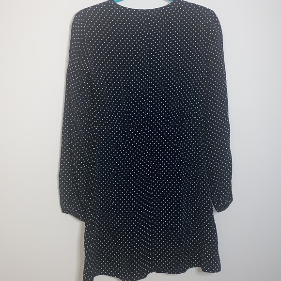 THEORY crew dress polka dot size 0 NWT - Picture 7 of 10